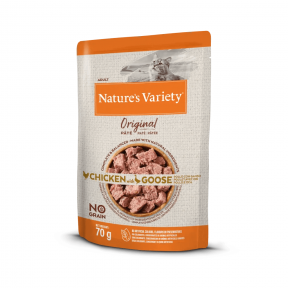 Naturie's Variety ORIGINAL PATÉ CHICKEN WITH GOOSE no grain wet food for adult cat