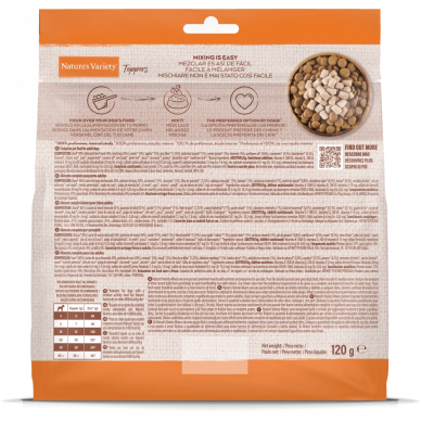 Nature's Variety BEEF TOPPERS  Freeze Dried Food FOR ADULT DOGS 1