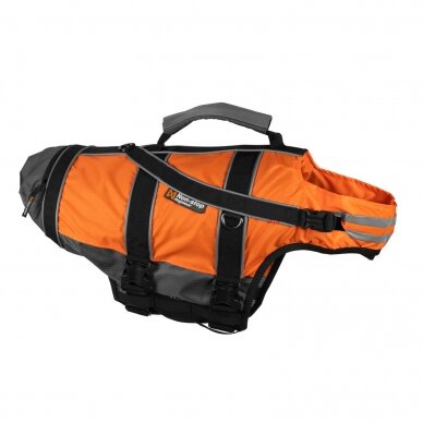 Non-stop dogwear Safe life jacket 2.0 is a life jacket developed for dogs.
