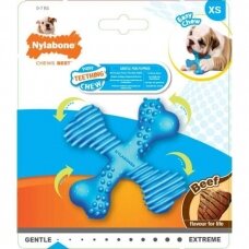 Nylabone X Shaped Chew Puppy Toy specialus kramtymo žaislas šuniukams