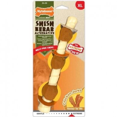Nylabone Extreme Shish Kebab extremely durable and tasty dog toy 1