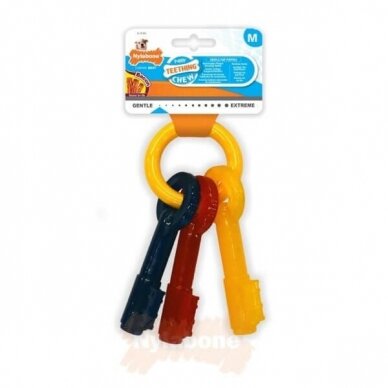 Nylabone Puppy Teething Keys kramtymo žaislai šuniukams 1