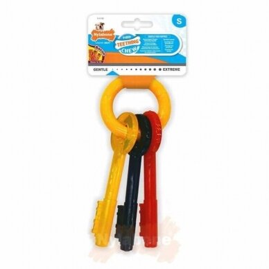 Nylabone Puppy Teething Keys chewing toy for puppies
