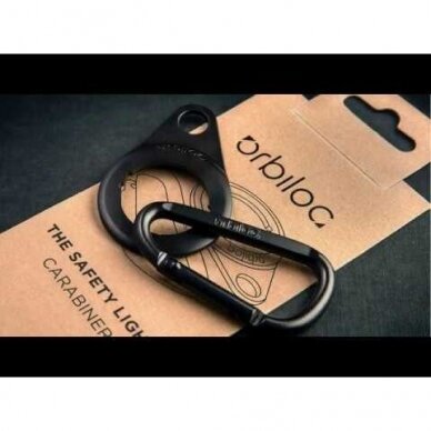Orbiloc Carabiner allows a quick and secure attachment 1