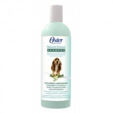 OSTER NATURAL EXTRACT SHAMPOO CUCUMBER-LEMONGRASS 473 ML  šampūnas su natūraliais ekstraktais šunims
