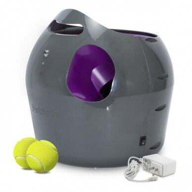 PETSAFE AUTOMATIC BALL LAUNCHER is an automatic, interactive game of fetch for dogs