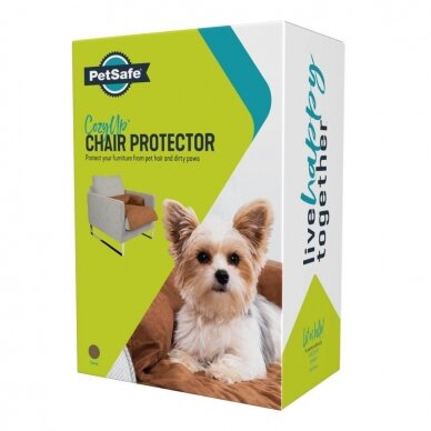 PetSafe® CozyUp™ Chair Protector kėdės apsauga nuo šunų ir kačių letenėlių, purvo ir plaukų 3