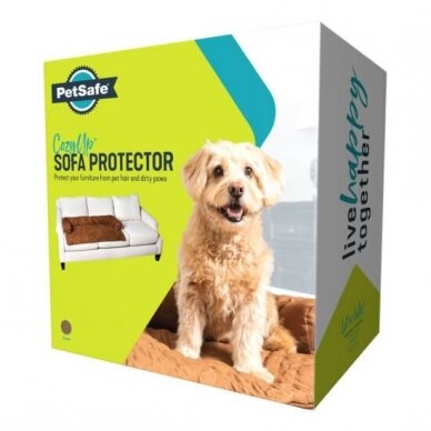 PetSafe®  CozyUp™ Sofa Protector sofos apsauga nuo šunų ir kačių aštrių letenėlių, purvo ir plaukų 3