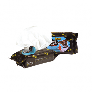 Puppy Crunsh Pet Hygienic Wipes Uncented multifunctional hygienic wipes are designed for the care of pets 1