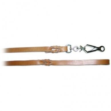 Schweikert Leather leash with Scissor hook odinis for dogs