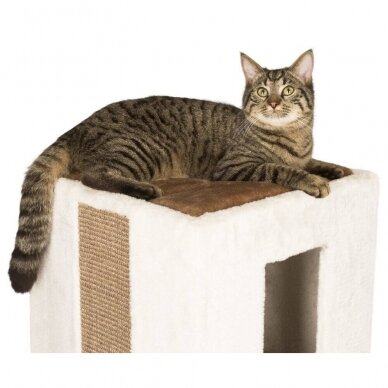 Kerbl Scratching Barrel Galina for cats with large sisal scratching surfaces 4