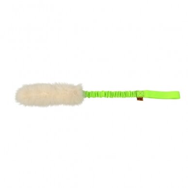 SHEEP TOY WITH BUNGEE HANDLE dog toy from natural sheepskin 2