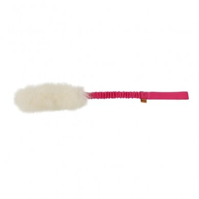 SHEEP TOY WITH BUNGEE HANDLE dog toy from natural sheepskin