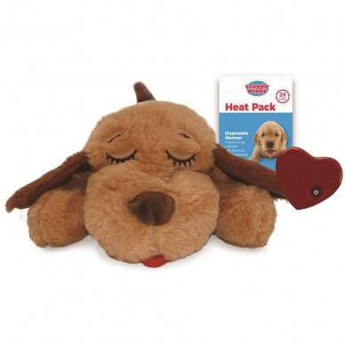 Snuggle Puppy® pliush puppy toy with Real-feel Heartbeat ™, 1