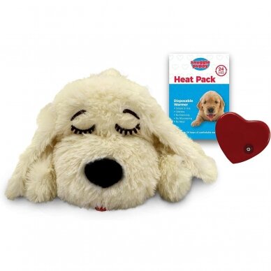 Snuggle Puppy® pliush puppy toy with Real-feel Heartbeat ™, 2