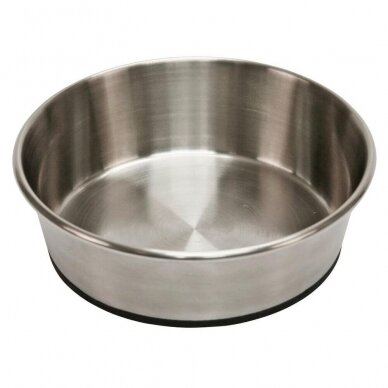 Stainless Steel Bowl non-slipdog bowl  with non-slip rubber bottom