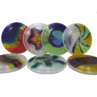 SUPER HERO 235 ICE DYE frisbee  for dogs 3