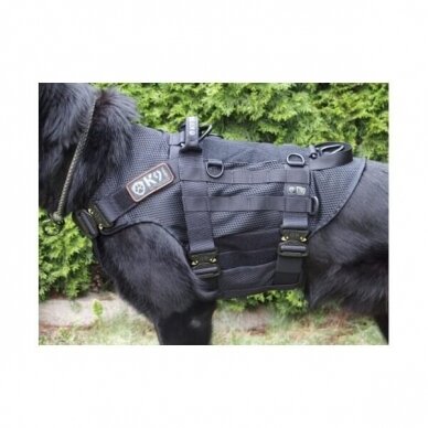 K9THORN TACTICAL HARNESS ON CONSTRUCTION MESH  for dogs everyday use 1
