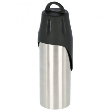 Kerbl Travel Bottle Stainless Steel  made from rust-resistant stainless steel and plastic