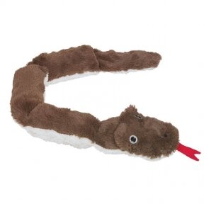 Vadigran  DOG TOY PLUSH SULLY THE BROWN SNAKE soft dog toy